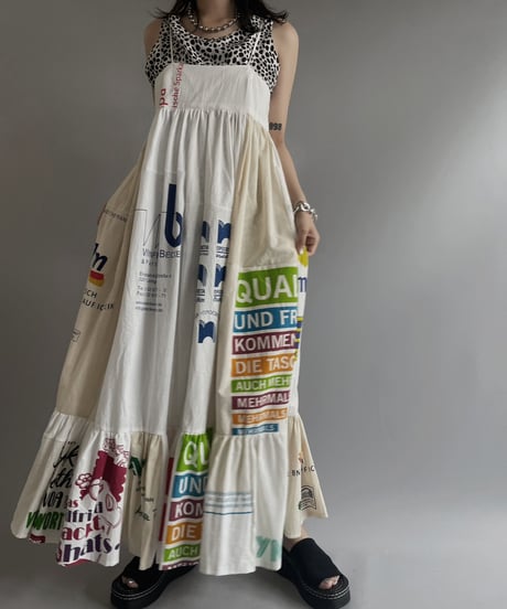 【RE;CIRCLE】RE Eco-Friendly Bag Camisole Long One-piece / 230622-019
