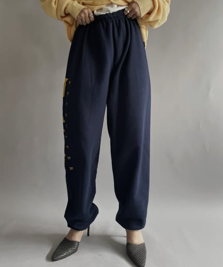 【USED】  Navy Sweatpants / 221008-013