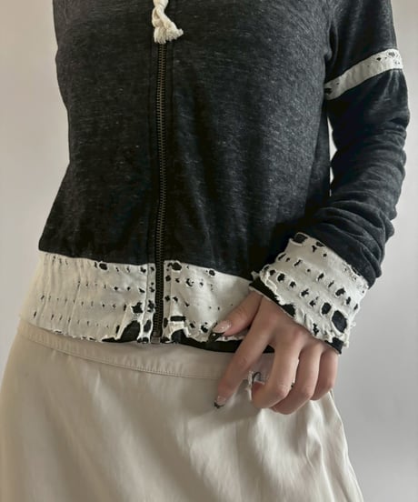 【USED】 Damage Zip Blouson / 260411-025