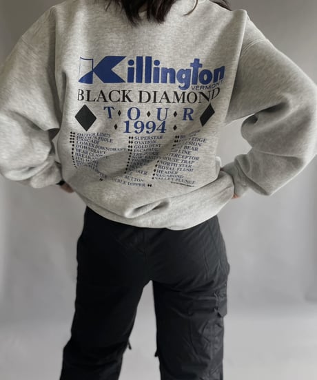 【USED】 Hanes Black Diamond Long Sleeved Sweat Shirt / 230311-021
