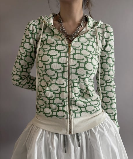 【USED】 Juicy Couture Zip-up Design Thermal Parka / 260328-013