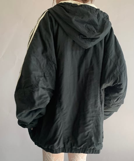 【USED】  Made in USA 80's adidas Hooded Nylon Jacket/241116-012