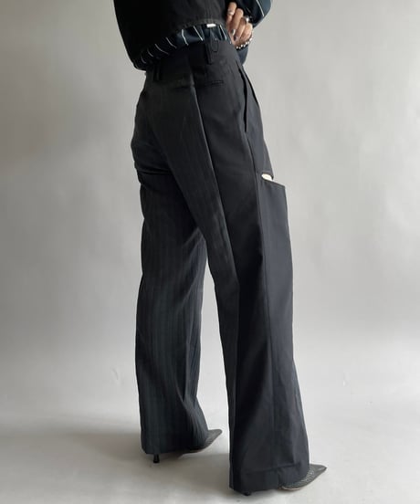【RE;CIRCLE】 Re Suit Slit Pants/ 241003-021
