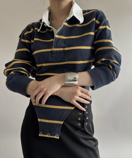 【RE;CIRCLE】 RE Leotard Rugger Shirt/ 260430-005