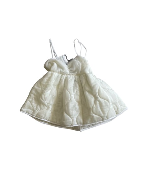 【RE;CIRCLE】 RE Liner Camisole Bustier Mini White / 23LINER-15