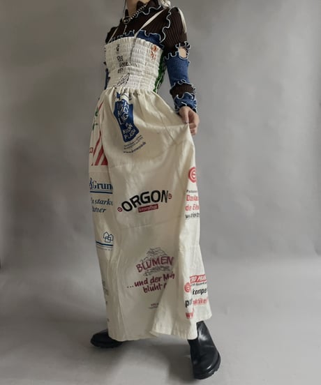【RE;CIRCLE】RE Eco-Friendly Bag Shirring One-piece / 230327-009