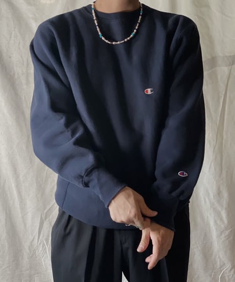 【USED】90's USA Champion Reverse Weave Sweat One Point /210210-035