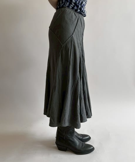 【USED】 Linen Long Skirt / 250517-015