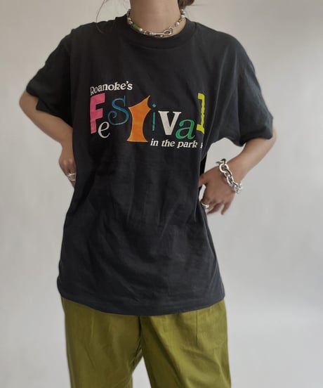 【USED】 '91 Roanoke's Festival Park T-shirt / 220827-027