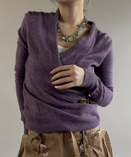 【USED】 Lauren Ralph Lauren Design Knit Cardigan / 260221-004