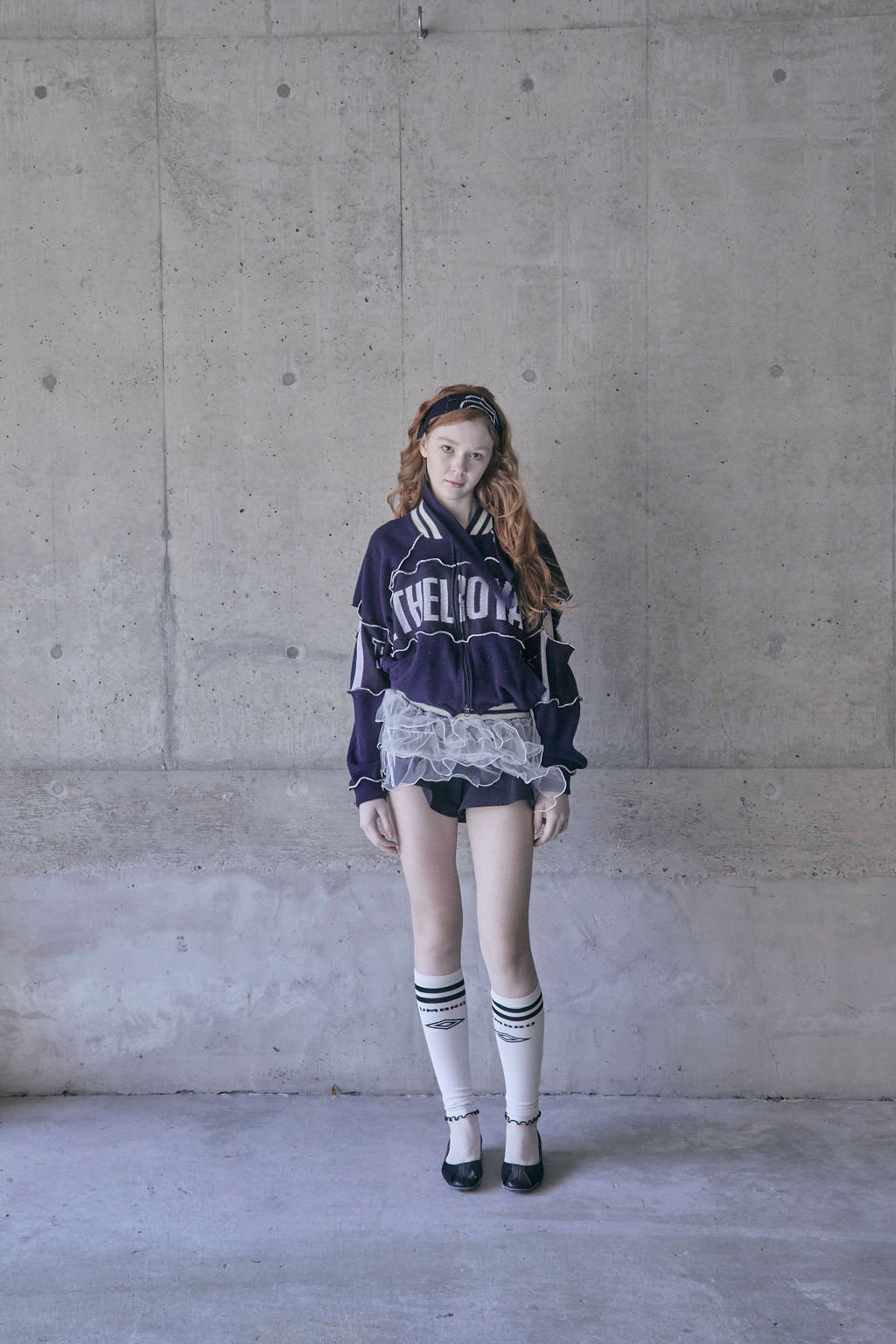 NEW】Chinatsu Aoyama × UMBRO Leg Warmer Off Whi