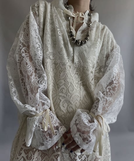 【RE;CIRCLE】 RE Crochet Lace One-piece / 230330-004