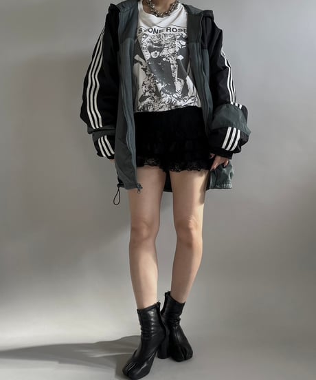 【USED】 90's adidas Nylon Fleece Reversible jacket /241228-016