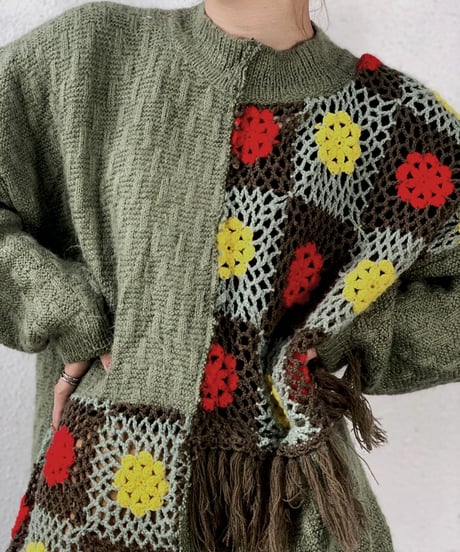 【RE;CIRCLE】 Granny Knit Sweater /210125-006