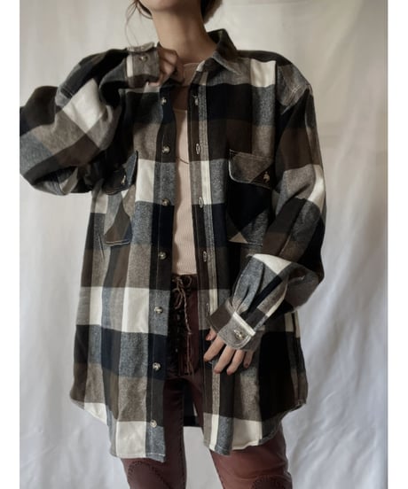 【USED】 Wool L/S Shirt②/211110-041