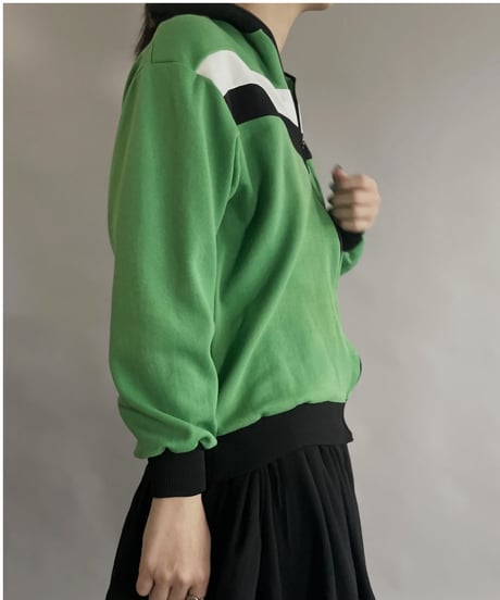 【USED】 Jdeal Sieger Jersey Top Green / 230225-001