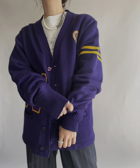 【RE;CIRCLE】 RE Wappen Acrylic Cardigan / 221222-030