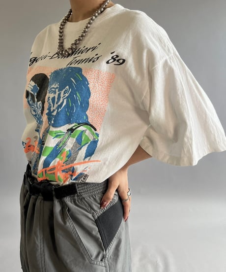【USED】 90'S Tennis T-Shirt /240824-025