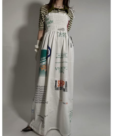 【RE;CIRCLE】 RE Eco Bag Camisole One-piece② /220407-002