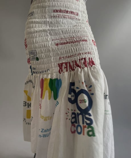 【RE;CIRCLE】RE Eco-Friendly Bag Shirring Skirt/ 230727-012