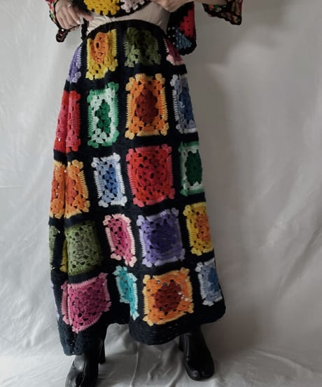 【RE;CIRCLE】 RE Granny Long Skirt④/211110-011