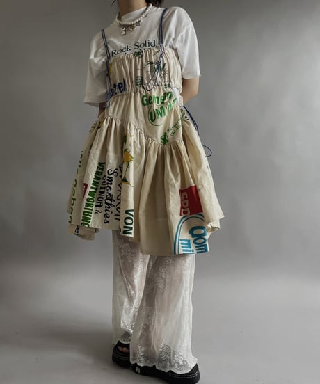 【RE;CIRCLE】RE Eco-Friendly Bag Code Camisole Middle One-piece / 240516-032