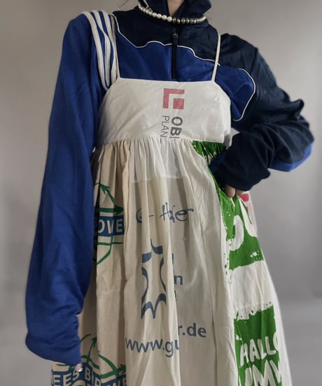 【RE;CIRCLE】RE Eco-Friendly Bag Camisole Long One-piece / 230327-001