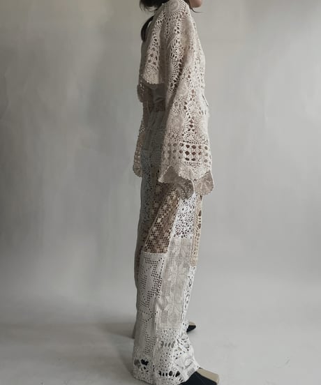 【RE;CIRCLE】 RE Crochet Lace Top / 220623-009