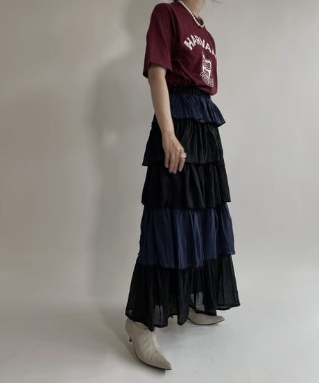 【RE;CIRCLE】 RE Indian Cotton Skirt / 220503-001