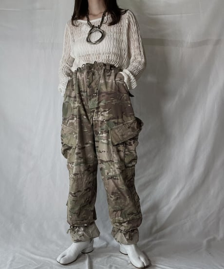 【USED】  Crochet Knit L/S Top ⑤/211014-039