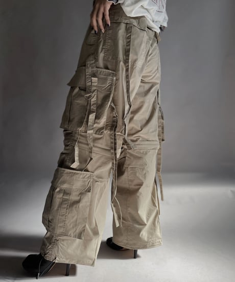 【USED】 Techno Pants (Beige) / 230119-001