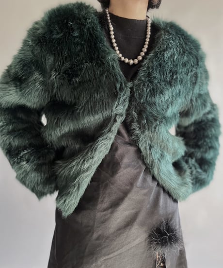 【USED】LANSHIFEI Fake Fur Jacket / 240101-007