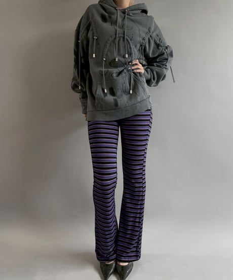 【USED】 I.AM.GIA Purple Stripe Design Pants / 251101-012