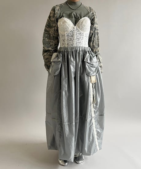 【RE;CIRCLE】 Re Parachute Skirt Long / 250306-002