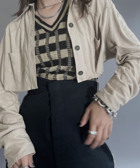【USED】  Debbie Shuchat Suede Shirt / 221015-016