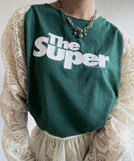 【RE;CIRCLE】 RE Lace Switching Raglan T-Shirt / 250605-004