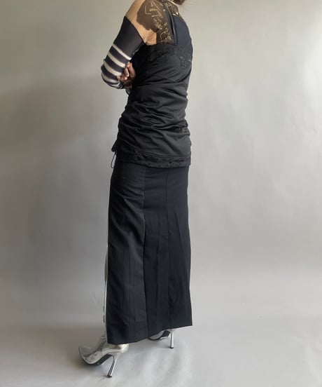 【RE;CIRCLE】 Re Front Zip Skirt/ 241003-001