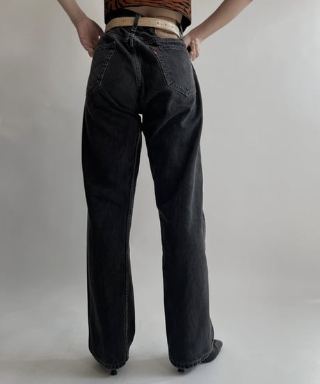 【USED】   Levi's Denim Pants 501 Black / 220416-020