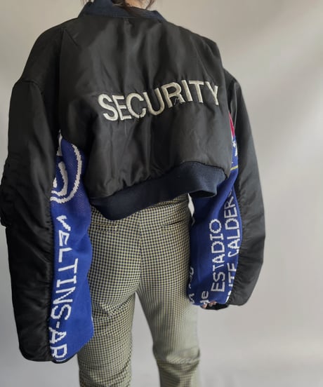 【RE;CIRCLE】 RE MA1×Soccer Muffler Short Jacket / 231109-005