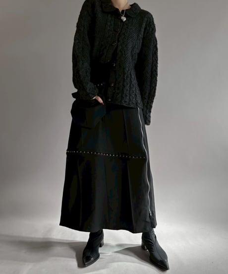 【RE;CIRCLE】 RE Suit Asymmetry Long Skirt / 260129-015