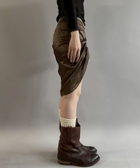 【USED】 Drawstring Design Skirt / 251101-019