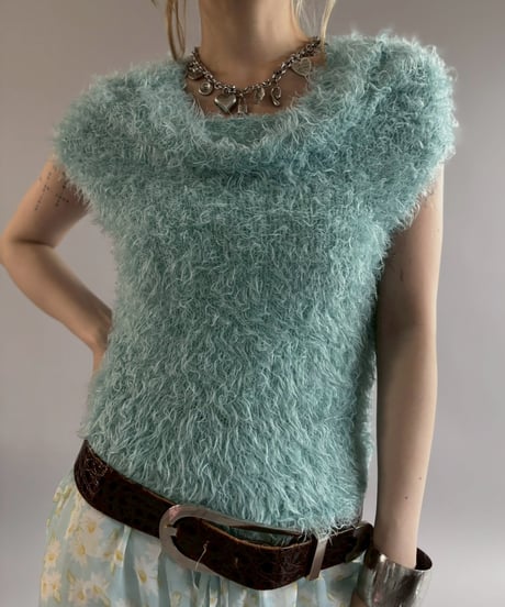 【USED】 Shaggy Knit Top / 260704-018