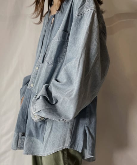 【RE;CIRCLE】 Remake Denim Mexican Parker④/210906-015
