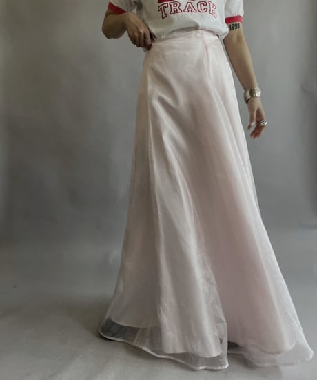 【USED】 Sheer Long Skirt / 230603-029