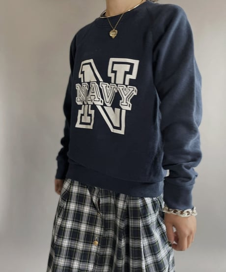 【USED】 Navy Sweatshirt / 220903-003