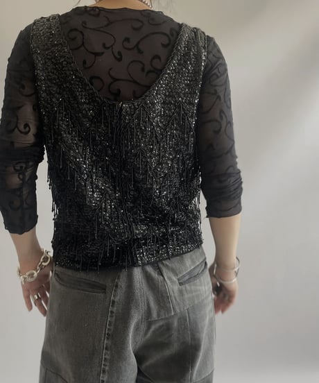 【USED】 Spangle Top / 230909-024