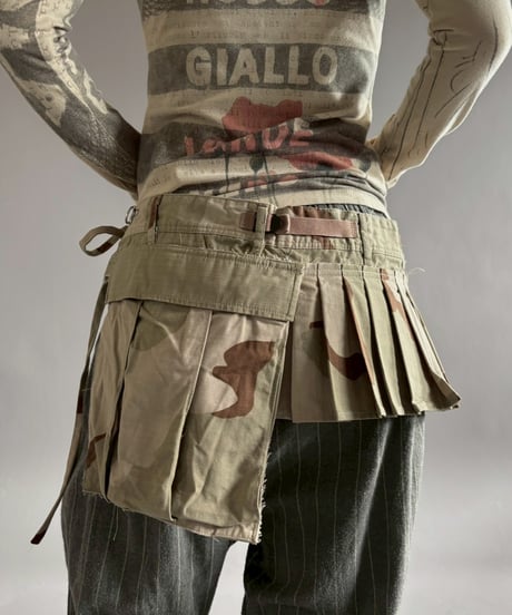 【RE;CIRCLE】 RE Military Camouflage Wrap Skirt / 260226-004
