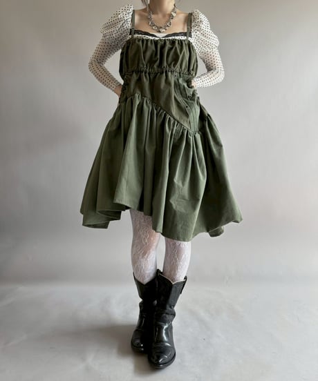 【RE;CIRCLE】 RE ARMY Gather Middle One-piece / 260326-001