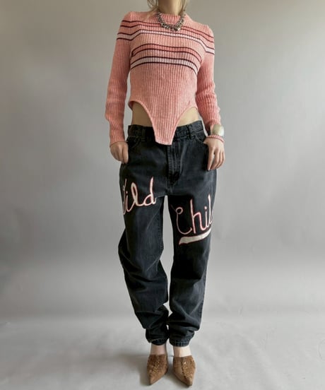 【RE;CIRCLE】 RE Rib Knit Leotard Top / 260416-011