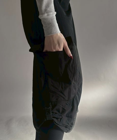 【USED】 Cop.Copine Nylon Cargo Pocket Design Skirt / 260131-021